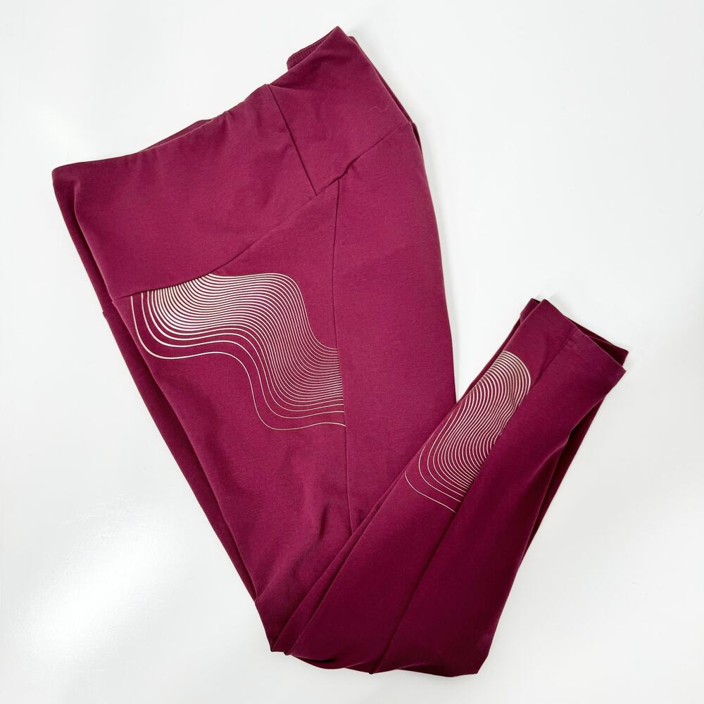 Adidas Holiday GFX Training Tights Victory Crimson Activewear Gym Yoga Size 1X